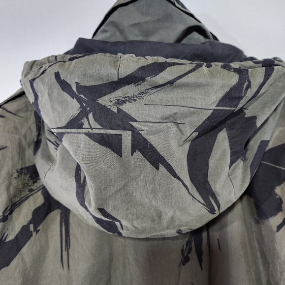 Throwback ADDICT SheCamo Original M-65 Military Camouflage Green Black Coat sz L - Picture 10 of 14